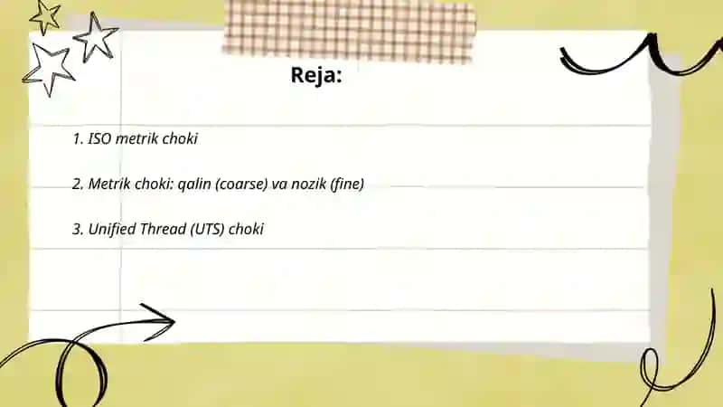 ISO Metrik Choki 2