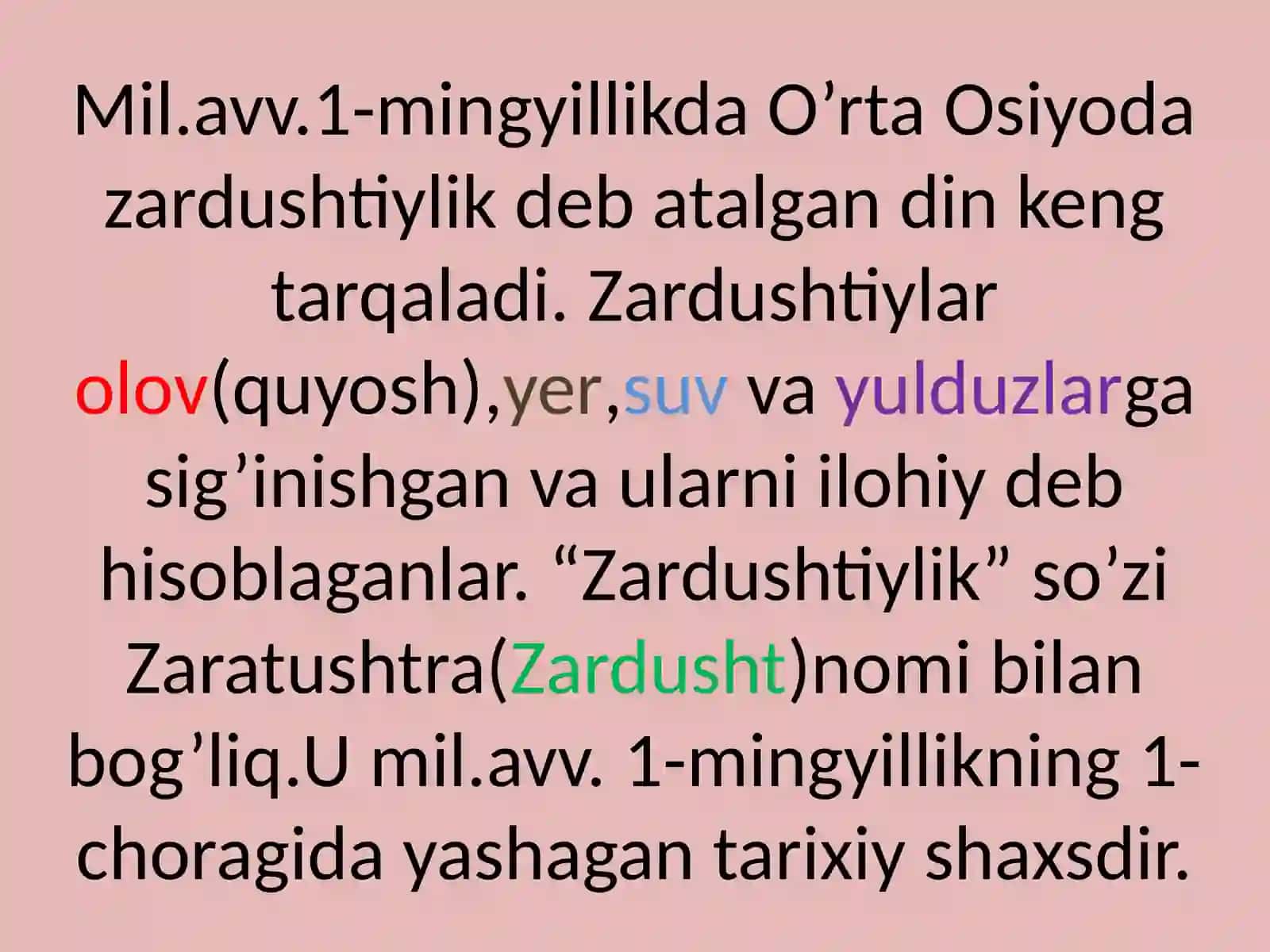 Zardushtiylik va Avesto 2