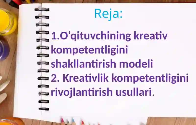 Kreativ kompetentsiya modelining shakllanishi 2