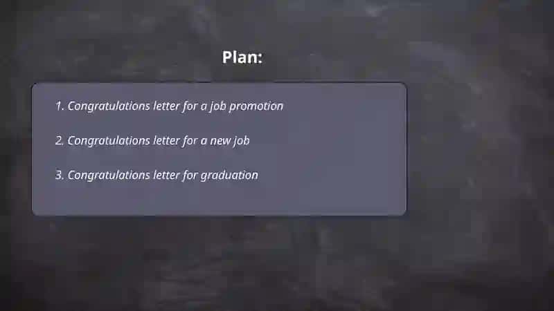 Congratulations letter 2