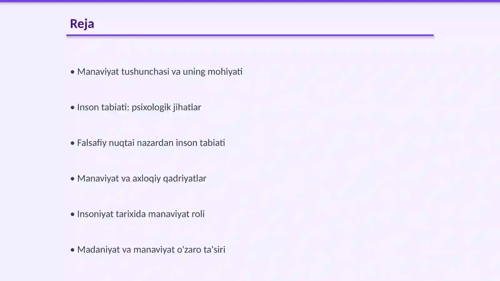 Manaviyat va inson tabiati 2