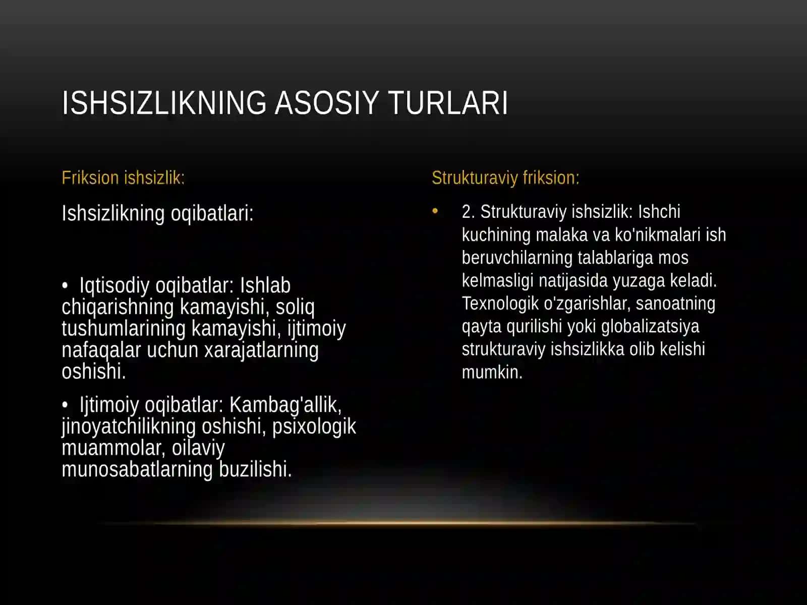 Ishsizlik Va Uning Muammolari 2