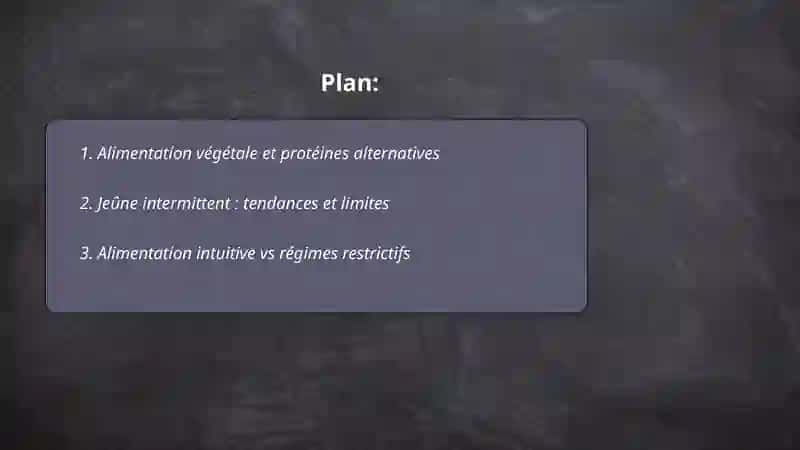 Alimentation végétale et protéines alternatives 2
