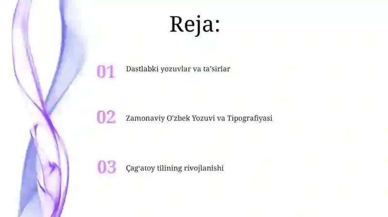 Grafika. O‘zbek yozuvlari tarixi 2