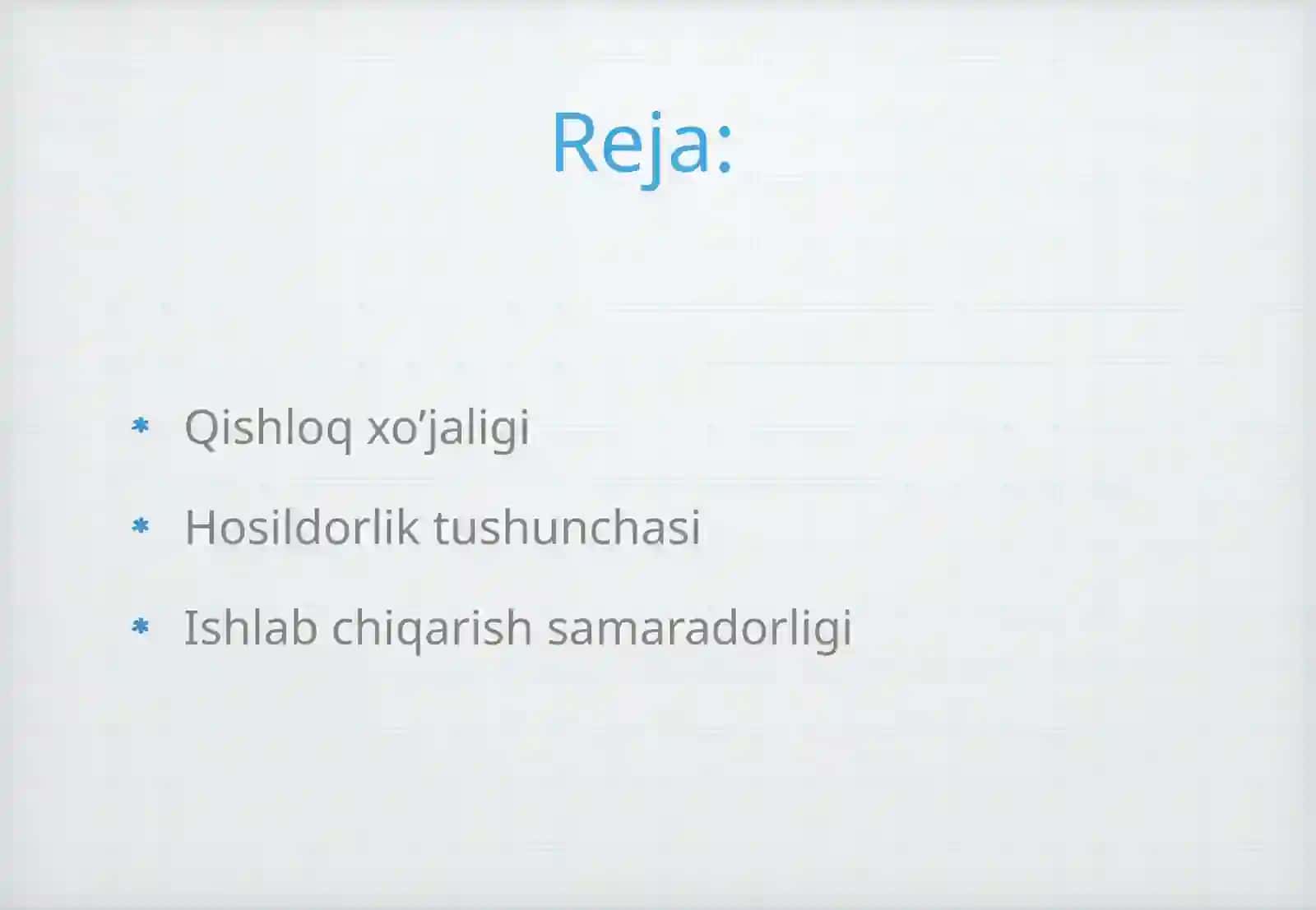 Qishloq xo’jaligi 2