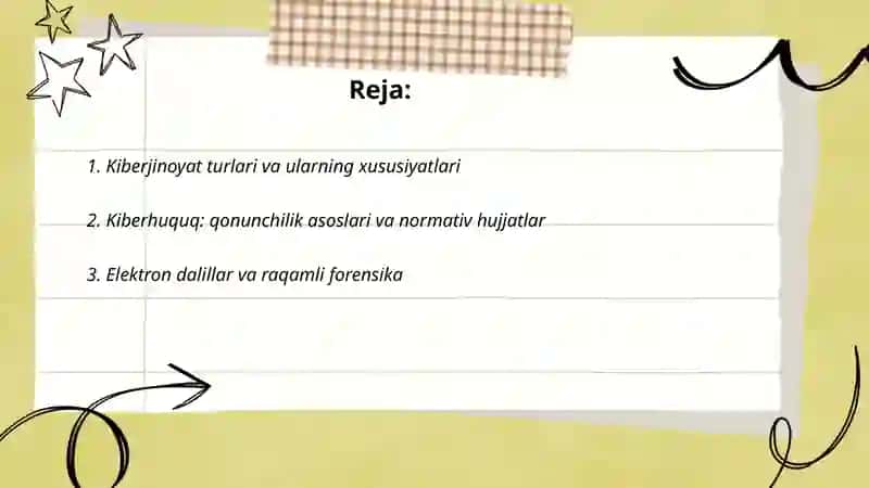 Kiberjinoyat va kiberhuquq 2