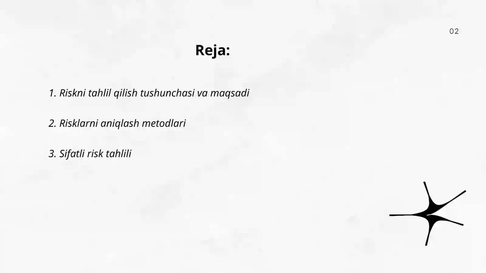 Riskni tahlil qilish 2