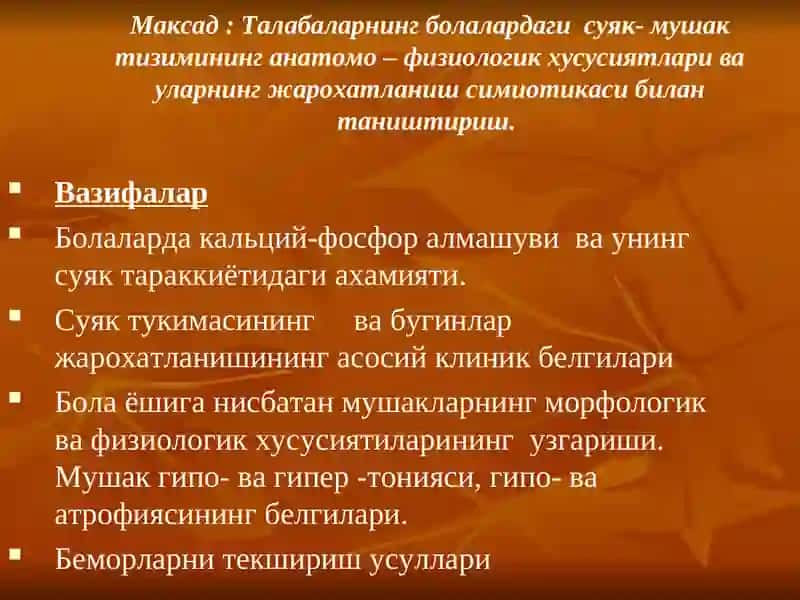Суяк-мушак тизими 2