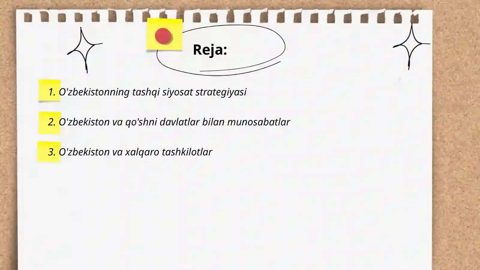 O'zbekiston va jahon hamjamiyati 2