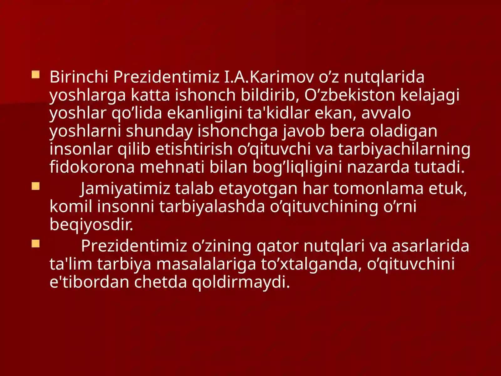 Pedagogika kasbi va uning vazifalari 2