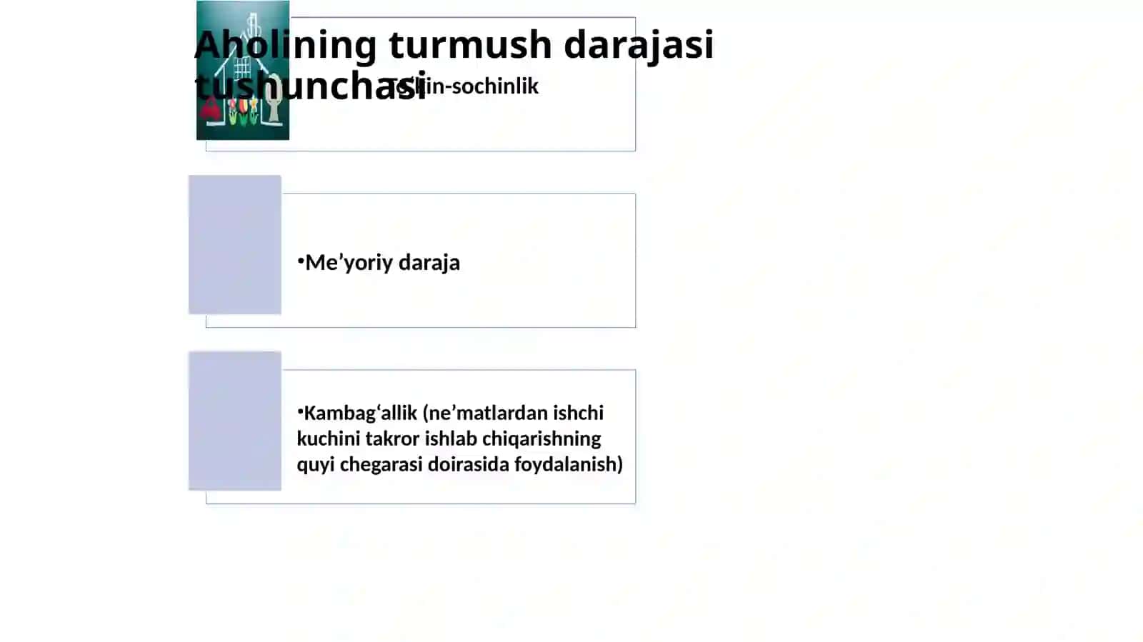 Kambag‘allik (Poverty) tushunchasi 2