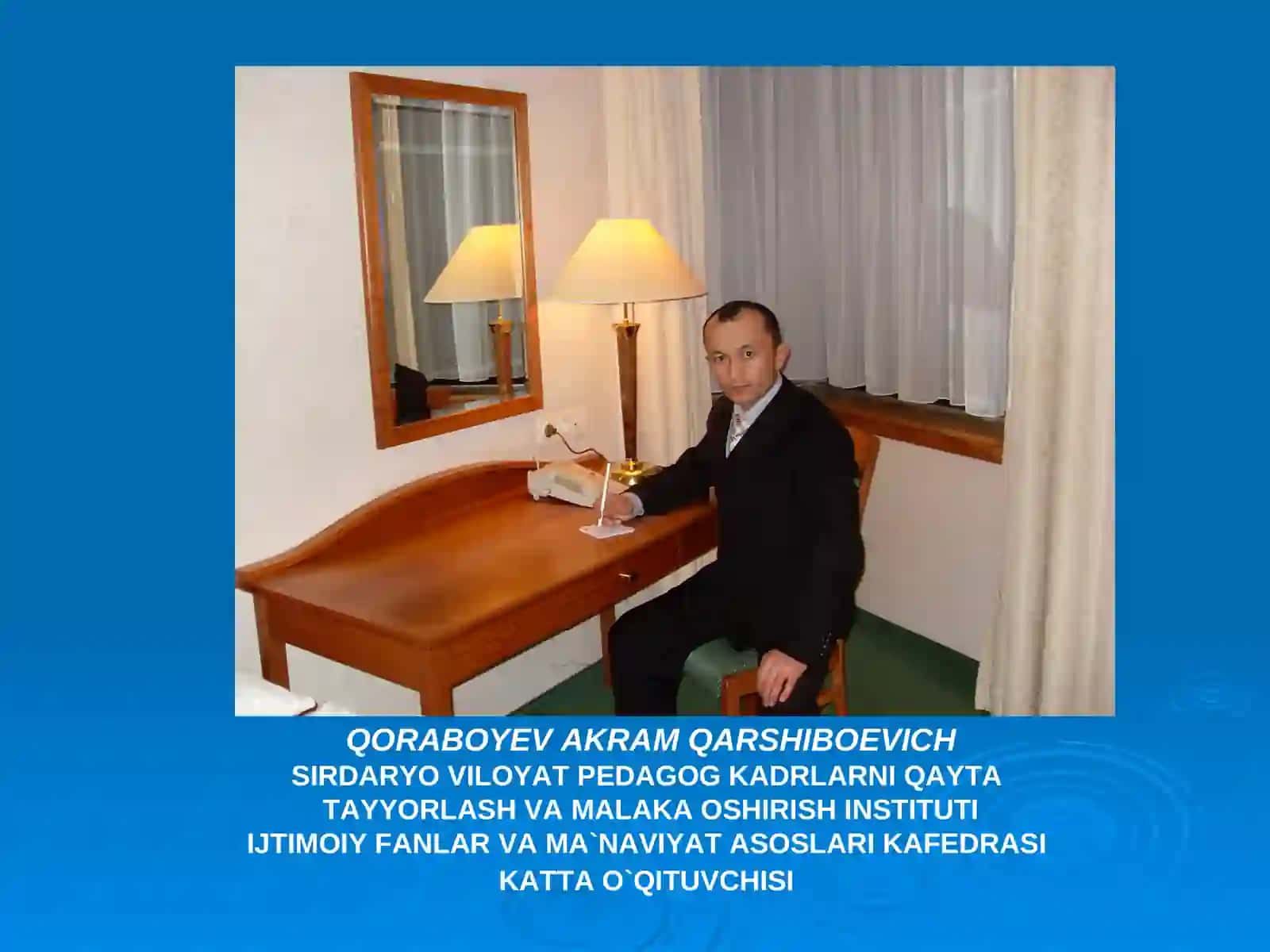 "Xalqbayramlari, an'analar, marosimlar" mavzusidagi DARS ISHLANMASI 2