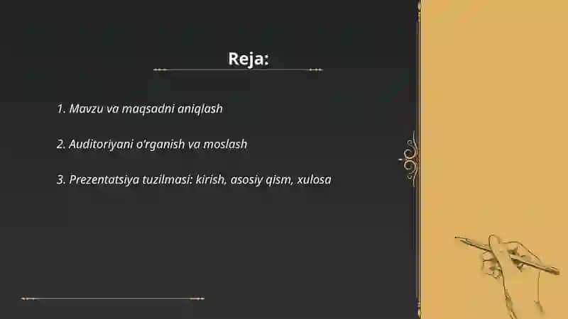 Taqdimot tayyorla 2