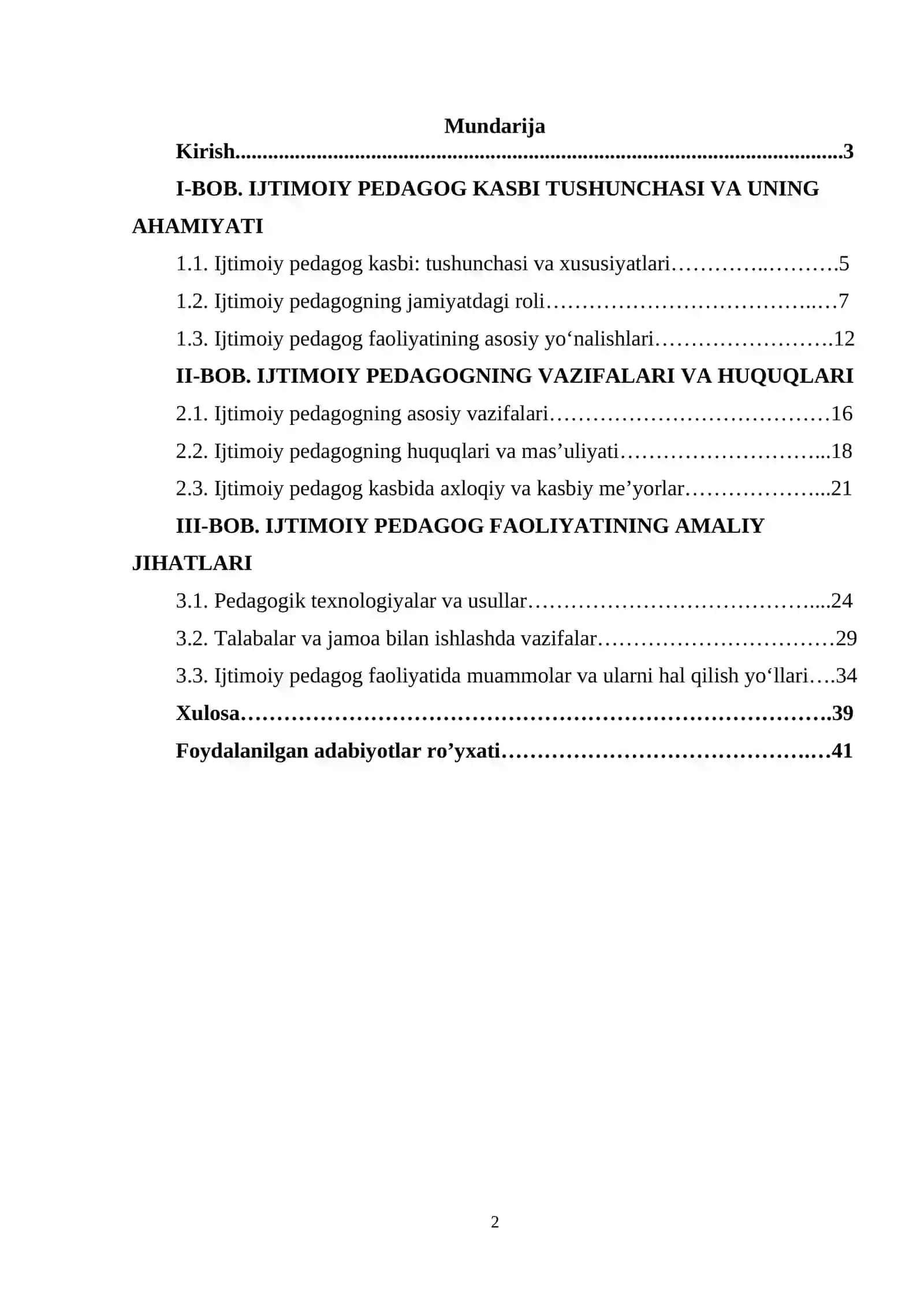 Ijtimoiy pedagog kasbi va uning vazifalari va huquqlari 2