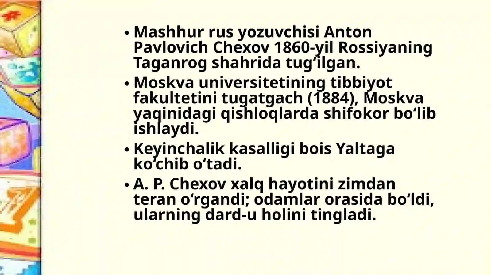 ANTON PAVLOVICH CHEXOV 2