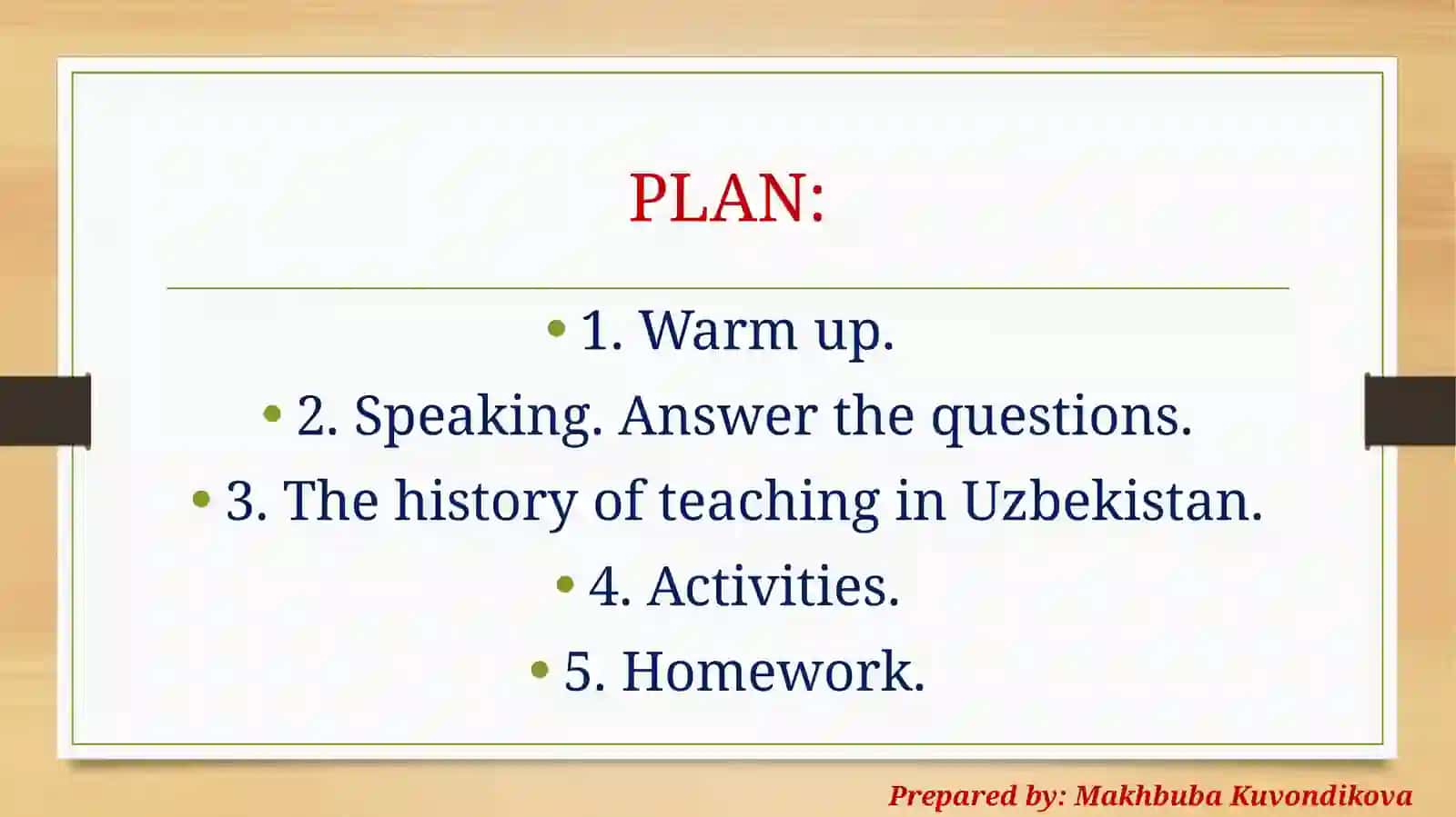 The history of teaching in Uzbekistan 2