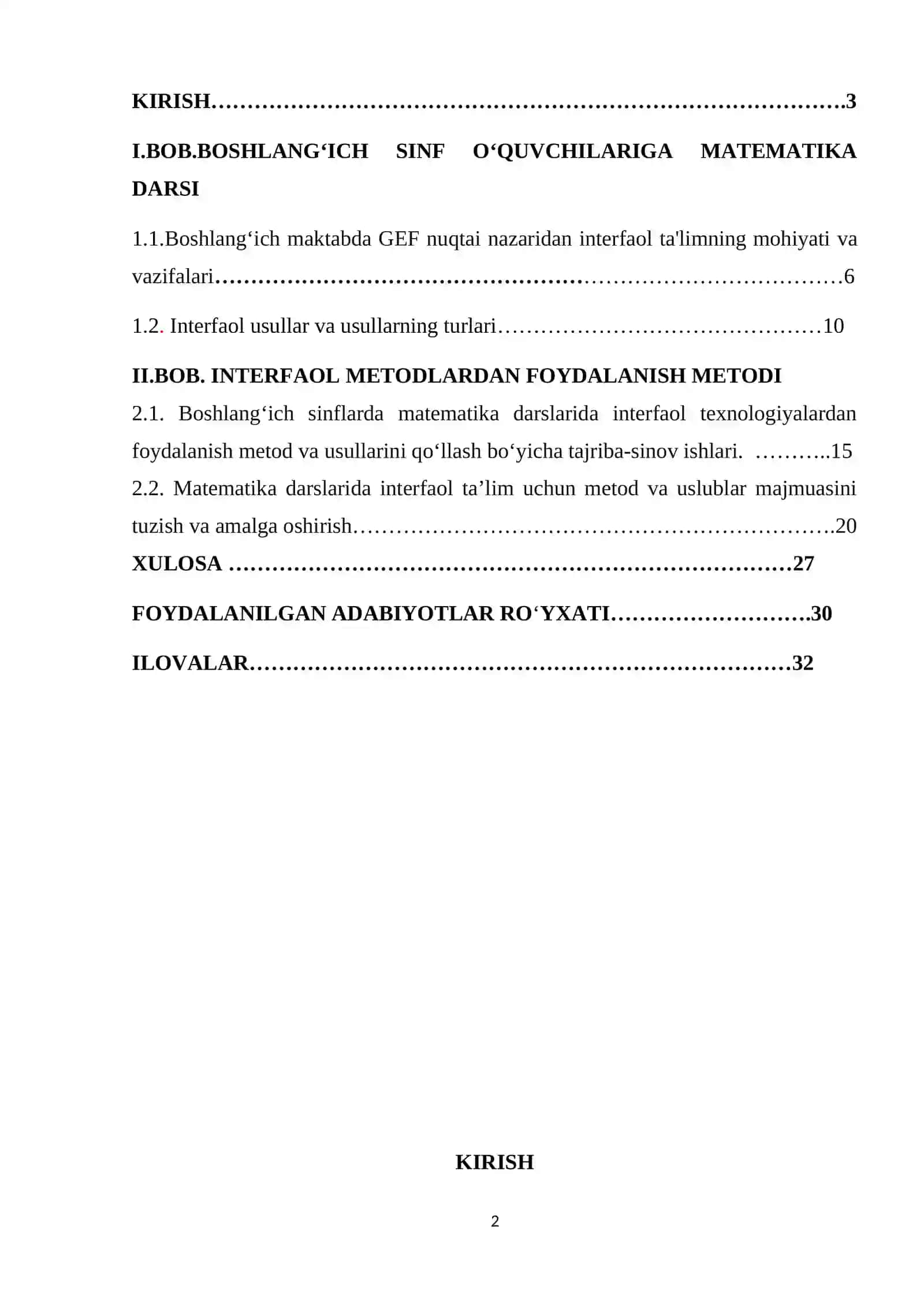 INTERFAOL METODLAR KURS ISHI 2
