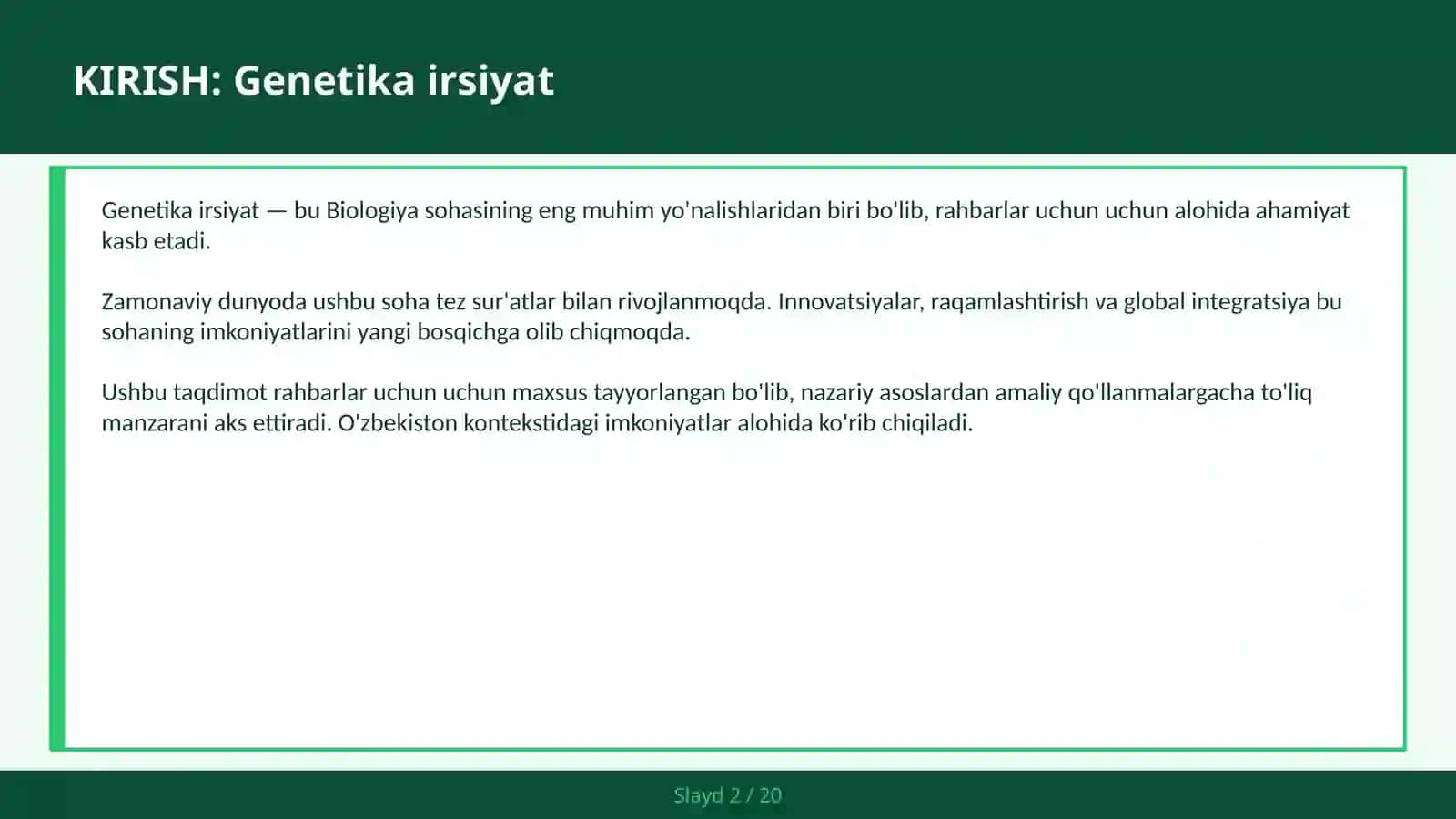 Genetika irsiyat 2