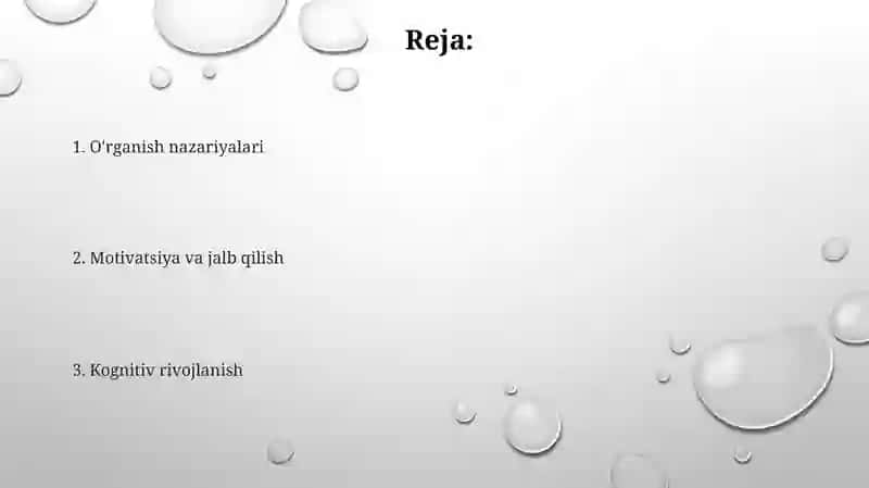 Ta'lim va tarbiya psixologiyasi 2