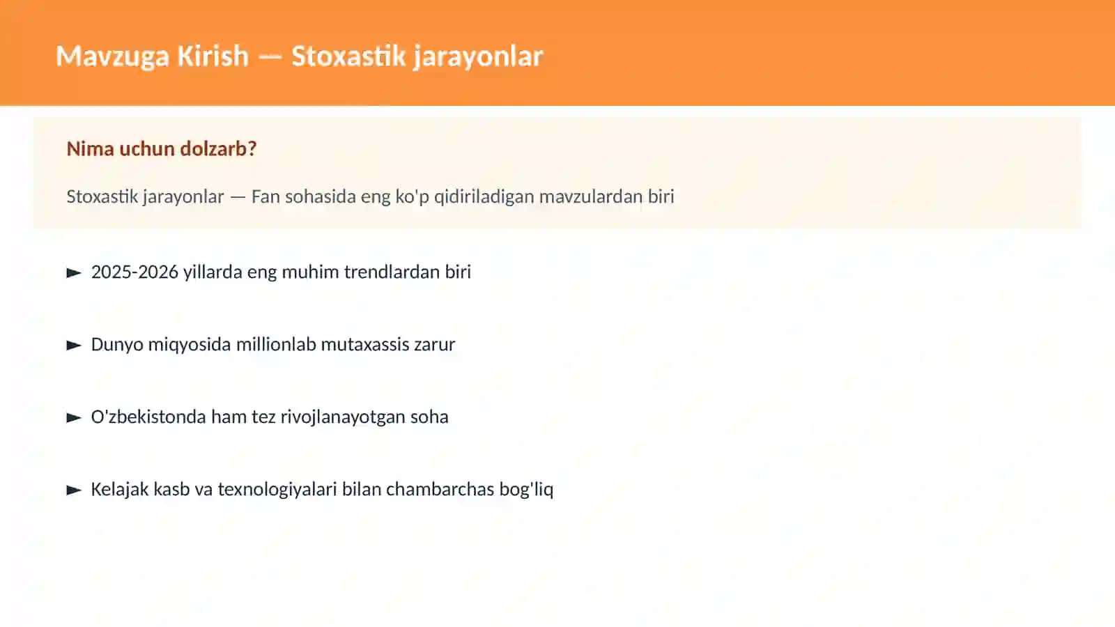 FAN | MATEMATIKA ZAMONAVIY 2