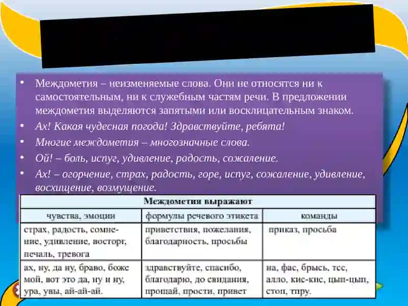 Междометие и звукоподражательные слова 2