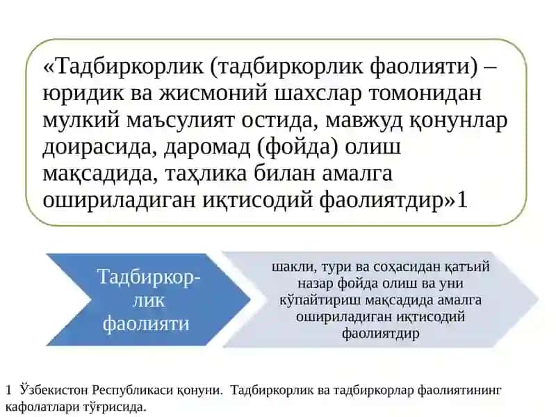 Тадбиркорлик Фаолияти 2