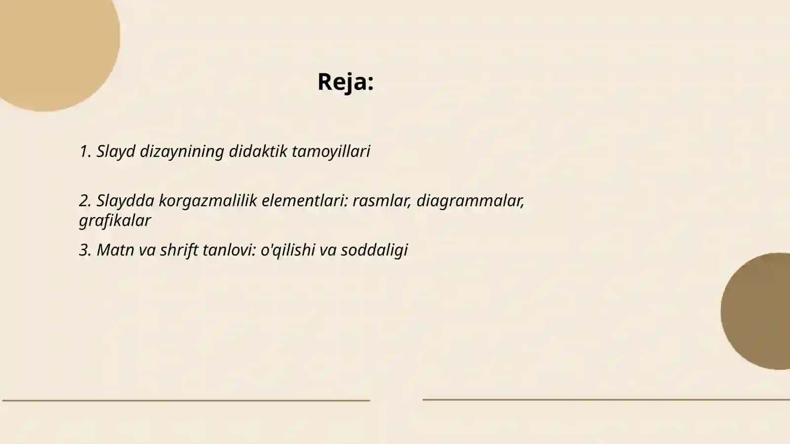 Slayd dizaynining didaktik tamoyillari 2