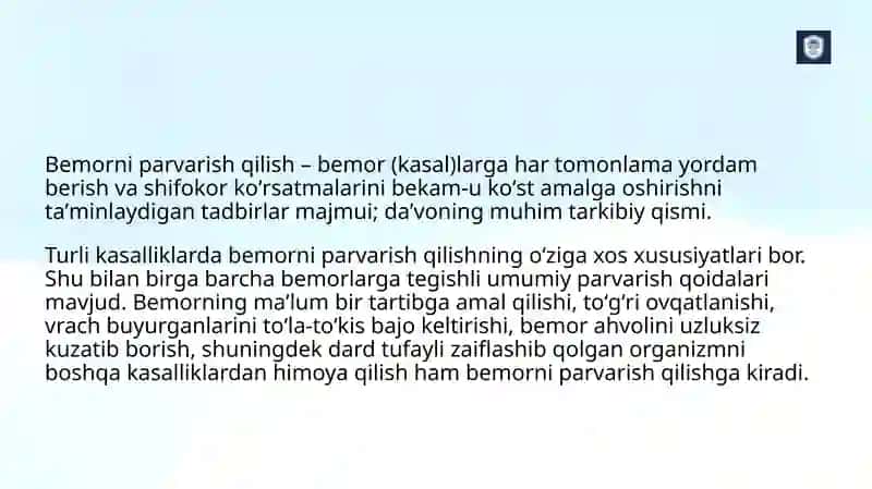 BEMORNING SHAXSIY GIGIYENASI 2