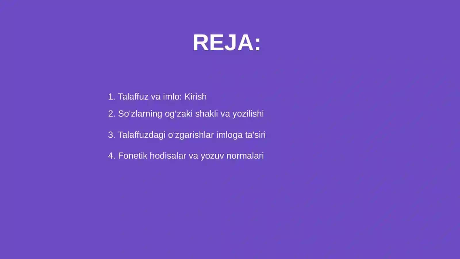 Talaffuzning imloga tasiri 2