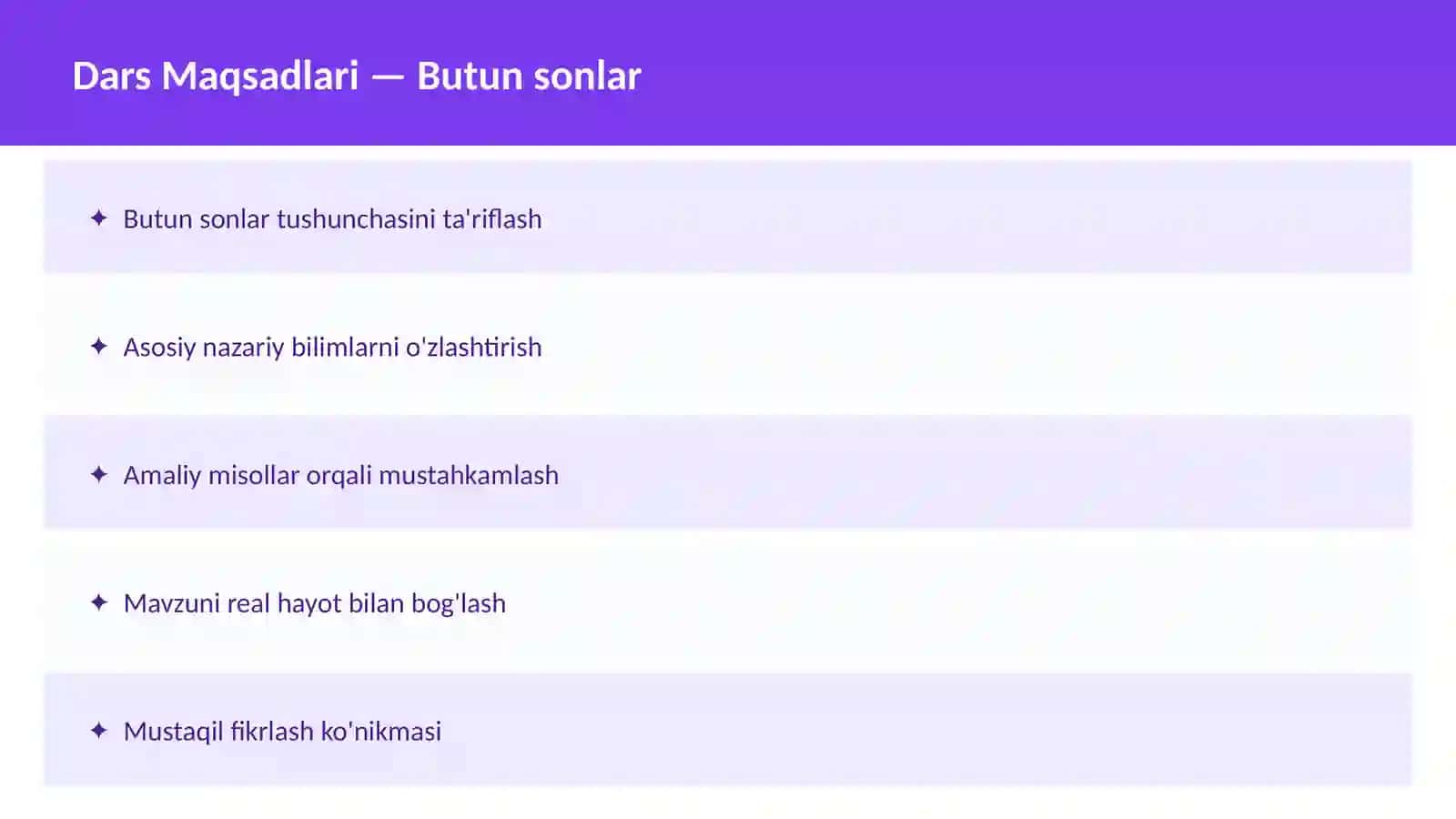 Sonlar nazariyasi 2