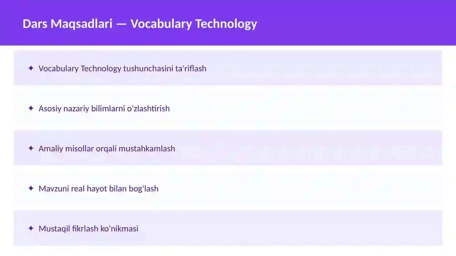 Vocabulary Education 2