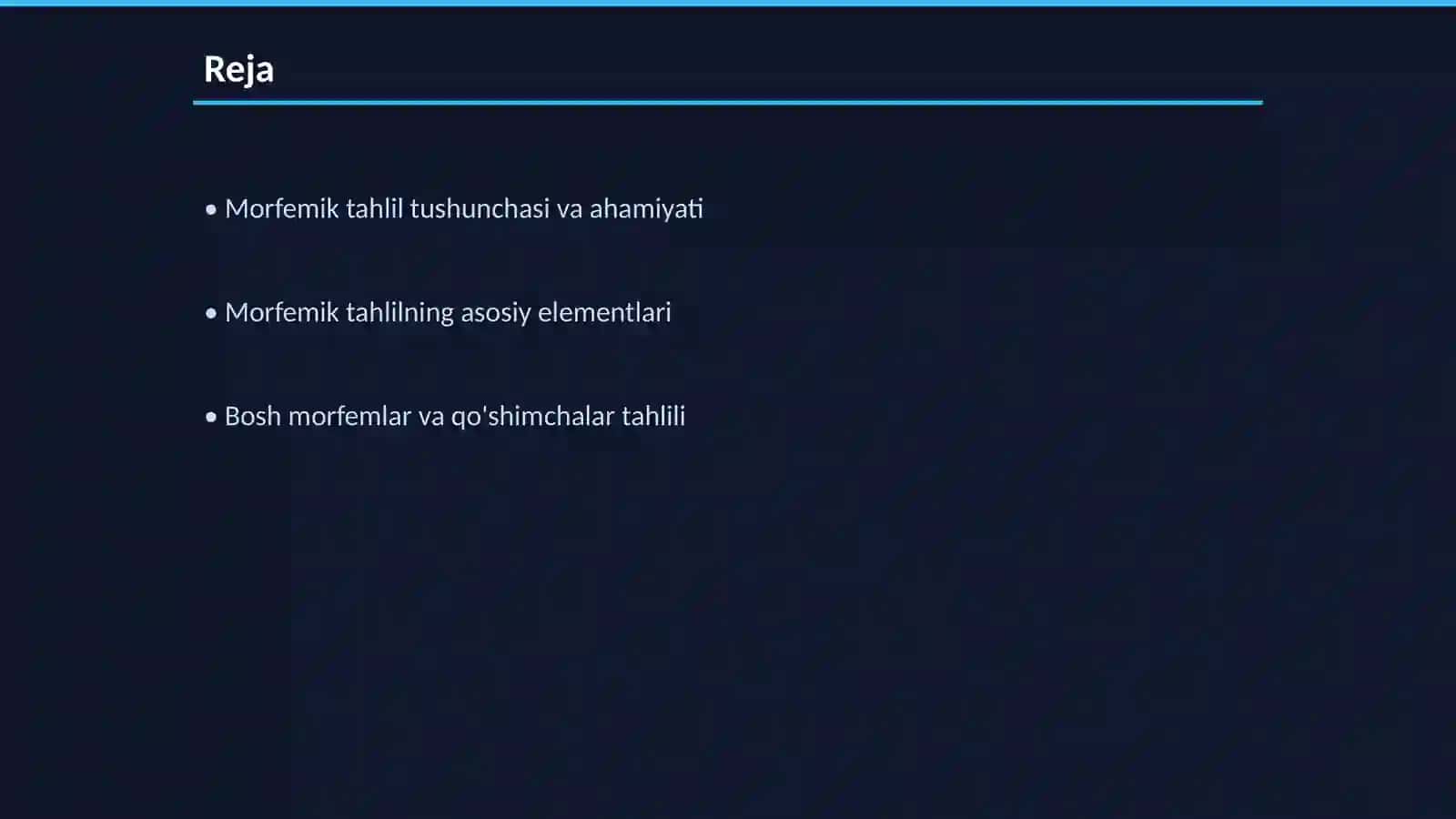 Morfemik tahlilning o'ziga xos xususiyatlari 2