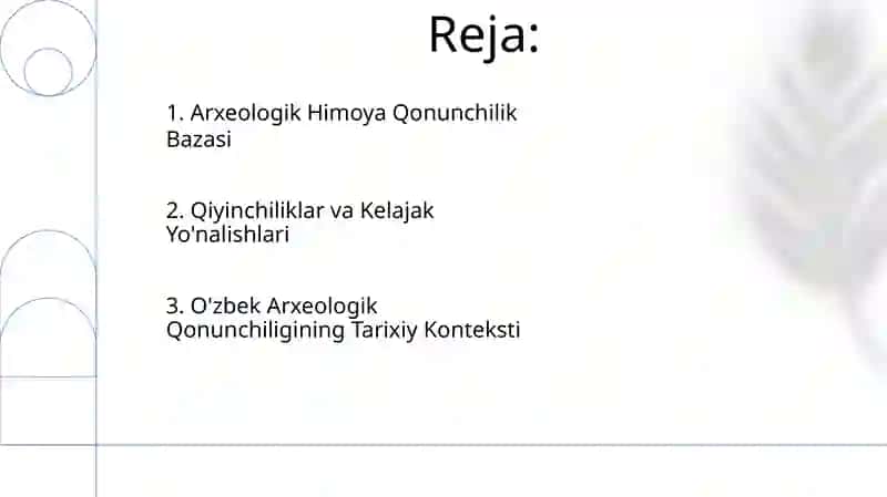 Oʻzbekistonda arxeologiya qonunchiligi 2