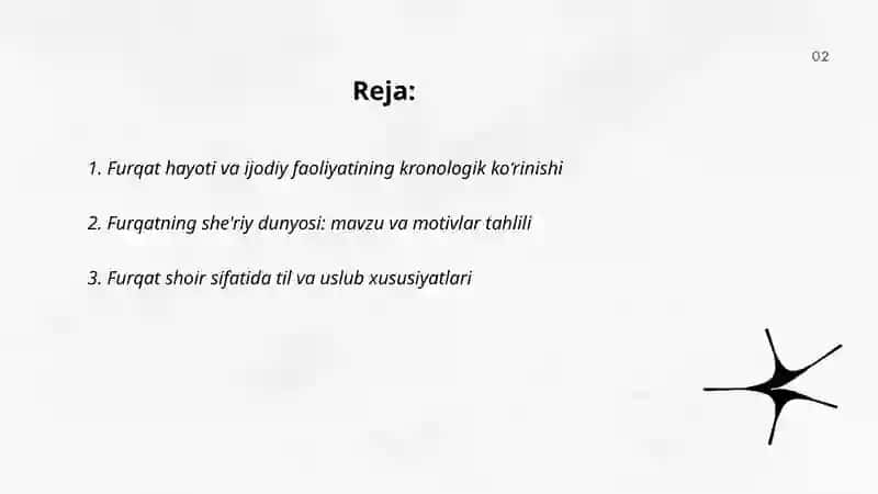 Furqat. Furqatshunoslik tajrizi 2