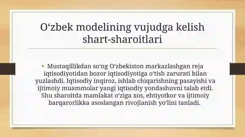O‘zbek modeli 2