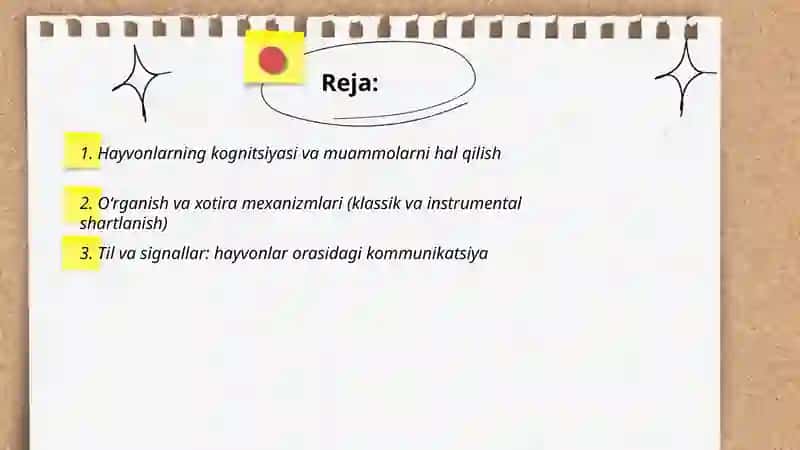 Zoo psixologiyasi 2