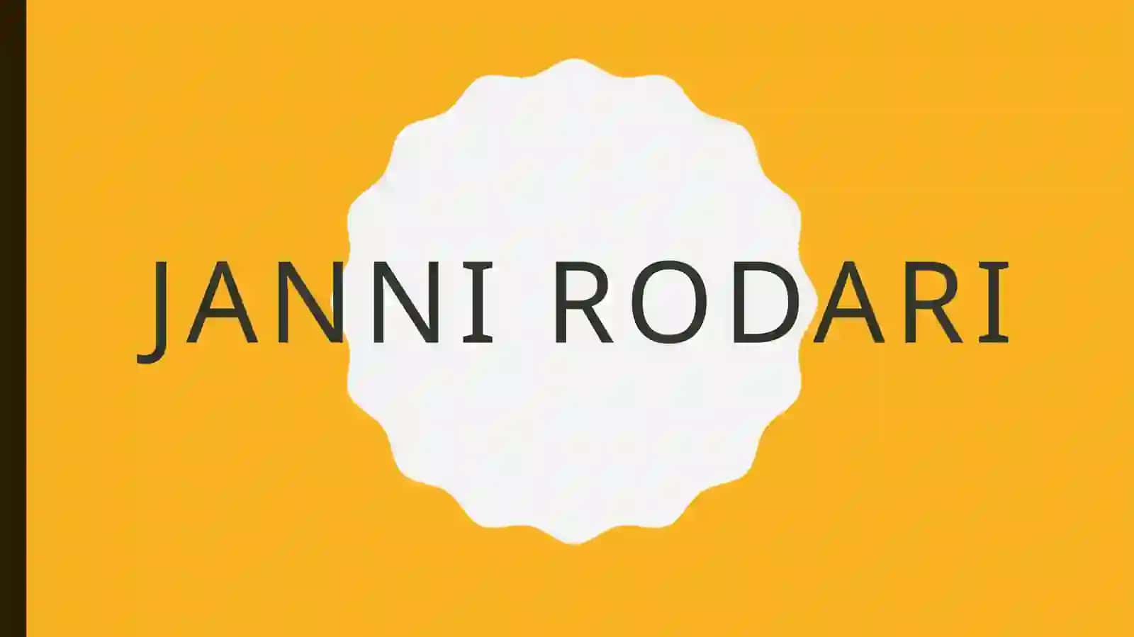 Janni Rodari mavzusida taqdimoti 2