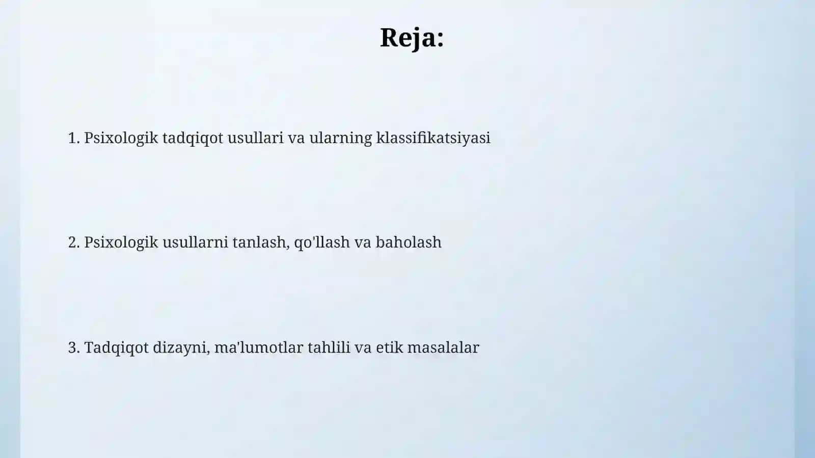 Psixologik tadqiqot metodlari 2