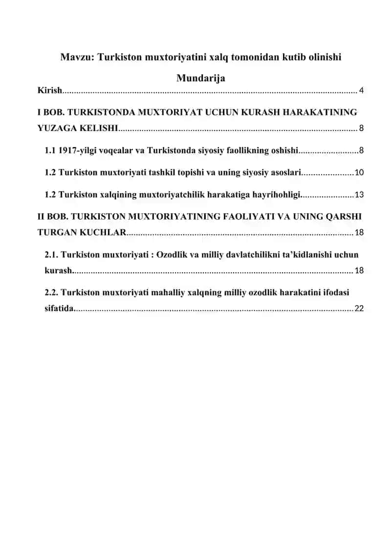 TURKISTON MUXTORIYATINI XALQ TOMONIDAN KUTIB OLINISHI 2