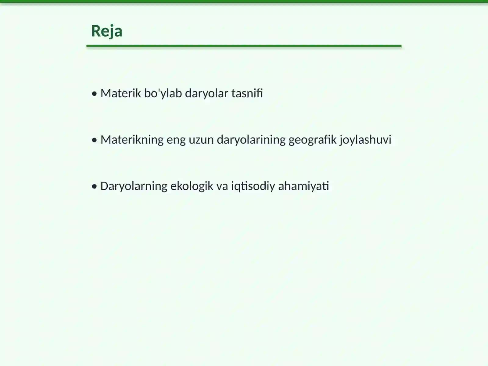 Materikning eng uzun daryolari 2