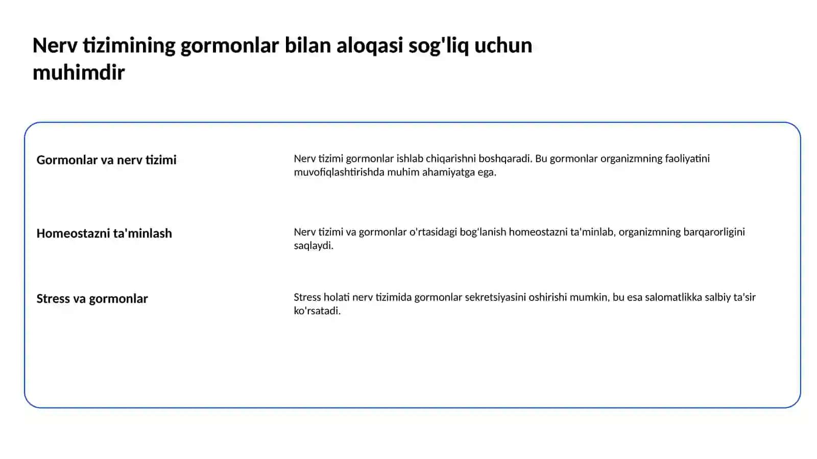 Endokrin va nerv tizimining aloqasi 2