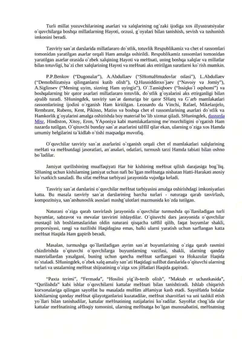 TASVIRIY SAN`ATNI O`QITISHDADIDAKTIK PRINSIPLAR 2