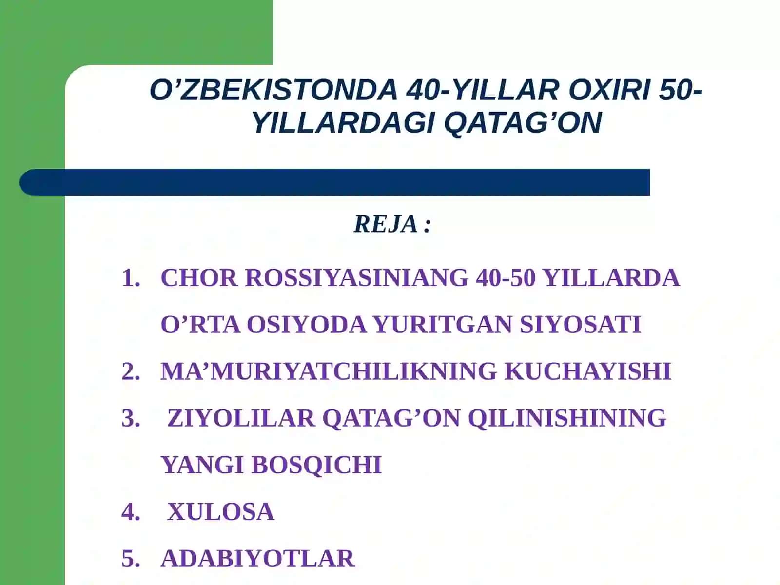 Urushdan keyingi xalqning mamlakat darahbarlik qilish usullari 2