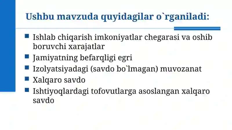 Хalqaro savdoning standart modеli 2