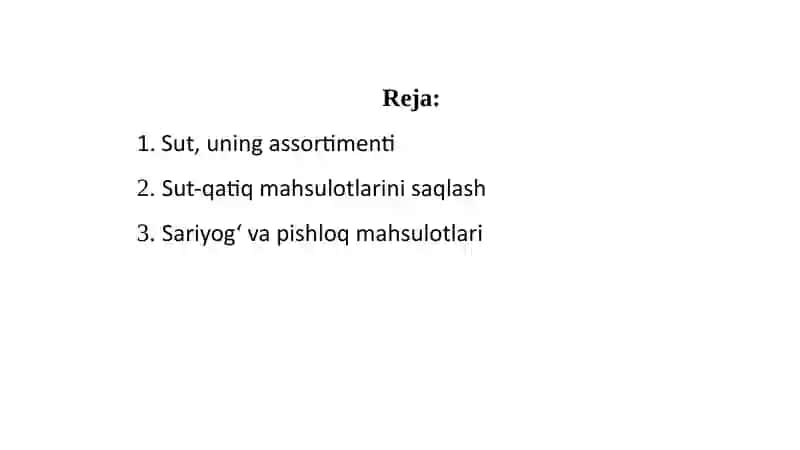 SUT VA SUT MAHSULOTLARI 2