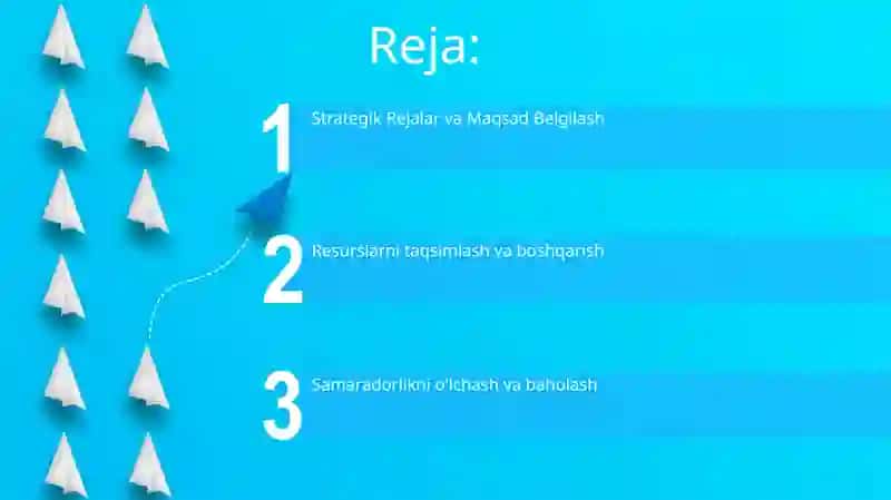 Menejment jarayonlari va mexanizmi 2