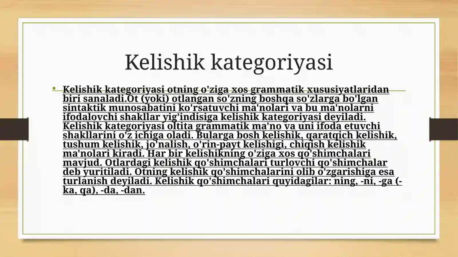 Hozirgi o‘zbek tili 2