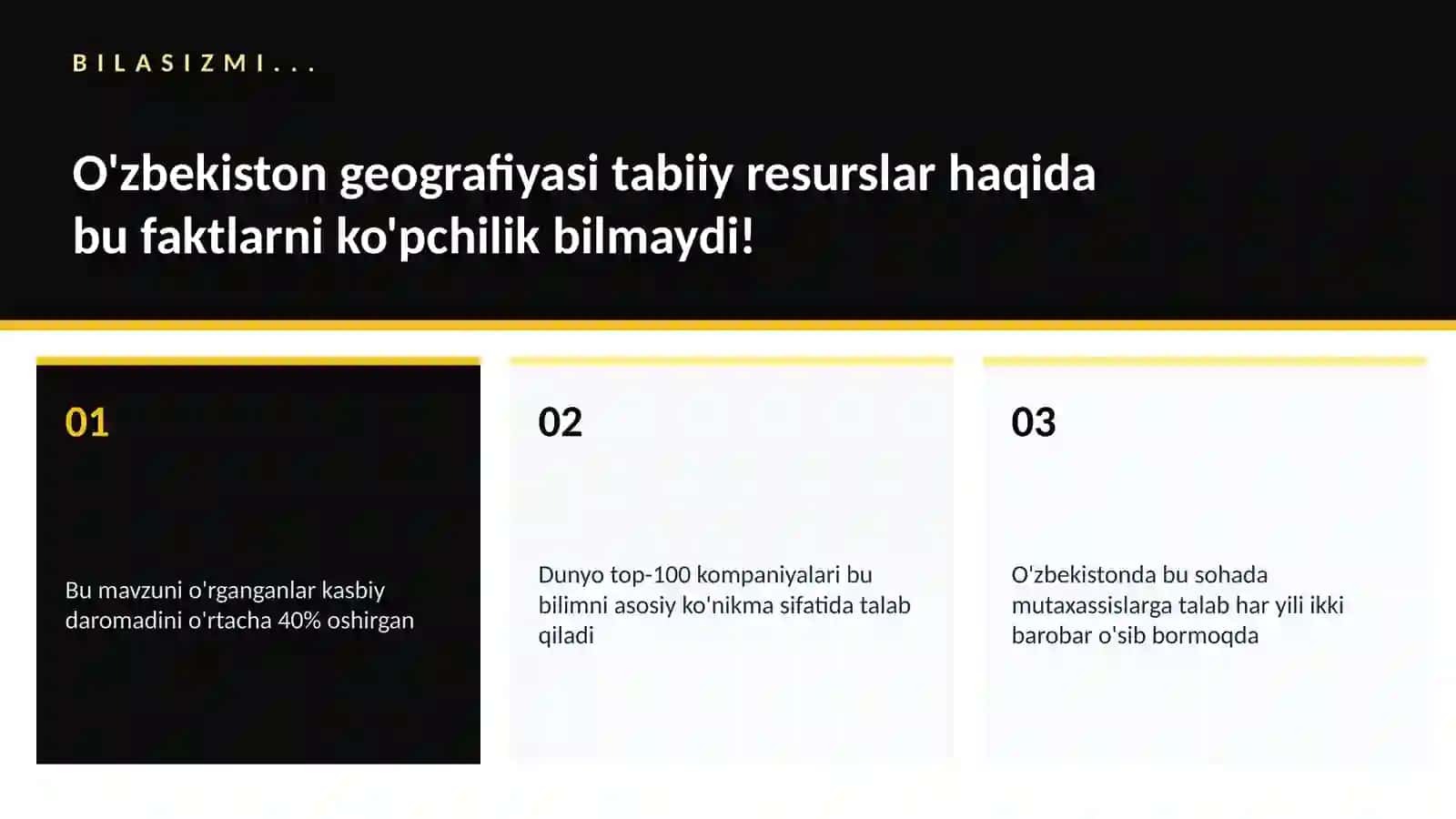 O'zbekiston geografiyasi tabiiy resurslar 2