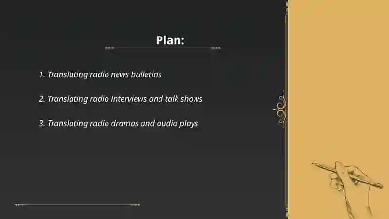 Translation of Radio Texts 2