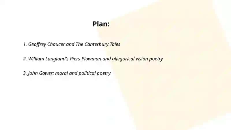 The literature Of the 14-15 centuries 2